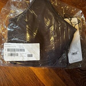 ALO Yoga Raisin Mesh Corset Tank Womens sz Large